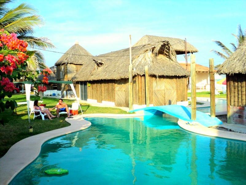 Cabanas Pie De La Cuesta Hotell Coyuca Rom bilde