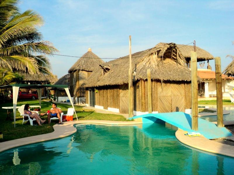 Cabanas Pie De La Cuesta Hotell Coyuca Rom bilde
